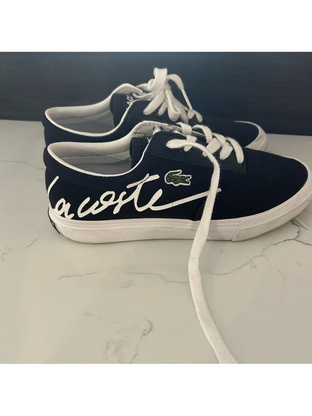Lacoste Black and White Sneakers